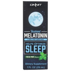 ONNIT: Melatonin Spray Mint, 1 oz