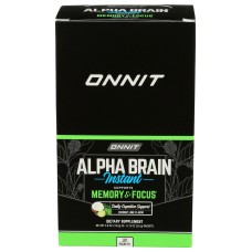 ONNIT: Alpha Brain Pkt Ccnt Lime, 3.9 oz