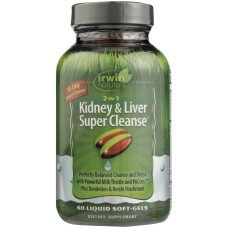 IRWIN NATURALS: Cleanse Kidney Liver Supr, 60 sg
