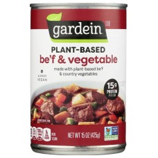 GARDEIN: Soup Beef Vegetable, 15 oz