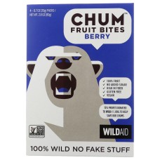 CHUM: Bites Fruit Berry 4Pk, 2.83 oz