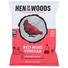 HEN OF THE WOODS: Chip Red Wine Vinegar 2Oz, 2 oz