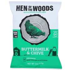 HEN OF THE WOODS: Chips Bttrmlk N Chive 2Oz, 2 oz