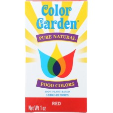 COLOR GARDEN: Color Food Ntrl Red 5Pc, 1 oz