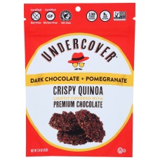 UNDERCOVER QUINOA: Bites Quinoa Drk Chc Pom, 2 oz
