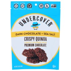 UNDERCOVER QUINOA: Bites Quinoa Drk Chc Sslt, 2 oz