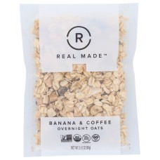 REAL MADE: Oats Bnana And Cffe Sngl, 2.12 oz