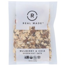 REAL MADE: Oats Mulbry And Chia Sngl, 2.12 oz