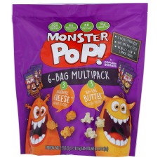 MONSTER POP: Popcorn Mltpack 2 Sku 6Ct, 3.75 oz