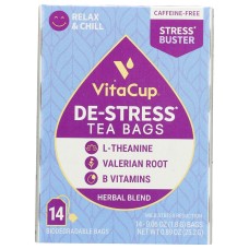 VITACUP: Tea Bag Destress, 14 bg