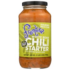 FRONTERA: Chili Starter Bean Wht, 24 oz
