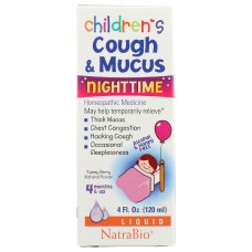 NATRA BIO: Cough Kid Mucus Nighttim, 4 fo