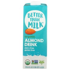 BETTER THAN MILK: Milk Almond Orgnl Org, 33.8 fo