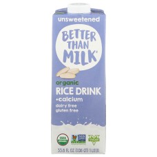 BETTER THAN MILK: Milk Rice Calcium Org, 33.8 fo