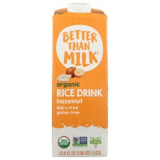 BETTER THAN MILK: Milk Rice Hazelnut Org, 33.8 fo