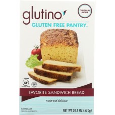 GLUTINO: Mix Bread Favr Sndwch, 20.1 oz