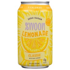 SWOON: Lemonade Classic Zero Sgr, 12 fo