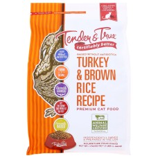TENDER AND TRUE: Cat Fd Turkey & Brn Rice, 3 lb