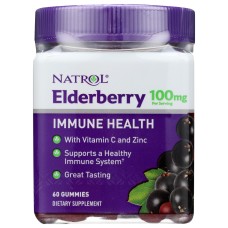 NATROL: Elderberry Gummies 100Mg, 60 pc