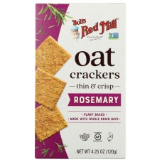 BOBS RED MILL: Crackers Oat Rosemary, 4.25 oz