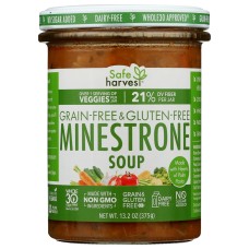 SAFE HARVEST: Soup Veg Minestrone, 13.2 oz