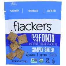 DOCTOR IN THE KITCHEN: Crackers Flax Fon Sltd, 4.5 oz