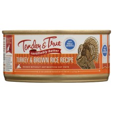 TENDER AND TRUE: Cat Fd Turkey & Brn Rice, 5.5 oz
