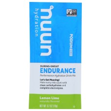 NUUN: Endurance Lemon Lime Pkt, 0.7 oz