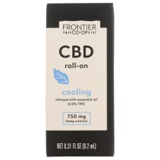 FRONTIER COOP: Roll On Cbd Coolng 750Mg, 0.31 oz