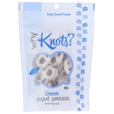 WHY KNOTS: Pretzel Greek Yogurt, 4 oz