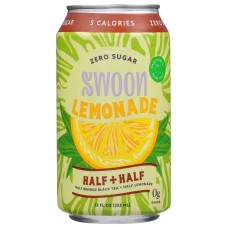 SWOON: Lemonade Half Tea Zero Sg, 12 fo