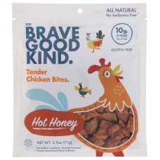 BRAVE GOOD KIND: Chicken Bites Hot Honey, 2.5 oz