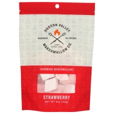 HUDSON VALLEY MARSHMALLOW CO: Marshmallows Strawberry, 4 oz