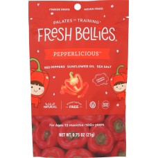FRESH BELLIES: Snack Toddlr Pepprlicious, 0.75 oz