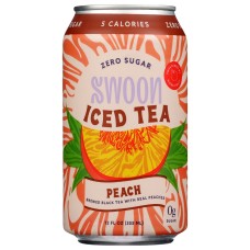 SWOON: Tea Peach Iced Zero Sugar, 12 fo