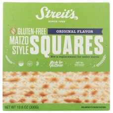 STREITS: Squares Matzo Style, 10.5 oz