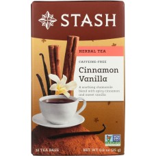 STASH TEA: Tea Cinnamon Vnlla, 18 bg