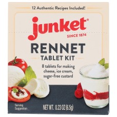 JUNKET: Rennet Tablets, 0.23 oz
