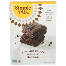 SIMPLE MILLS: Mix Brownie, 12.9 oz