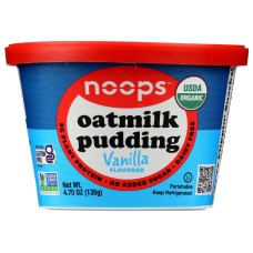 NOOPS: Pudding Oatmilk Vanl Org, 4.75 oz