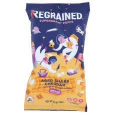 REGRAINED: Snacks Puffed Aged Chedda, 3.5 oz