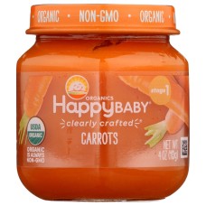 HAPPY BABY: Stage 1 Carrots, 4 oz