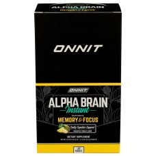 ONNIT: Alpha Brain Pkt Pnppl Pun, 3.9 oz