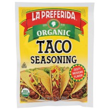 LA PREFERIDA: Seasoning Taco Organic, 1 oz