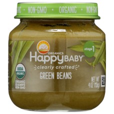 HAPPY BABY: Stage 1 Green Bean, 4 oz