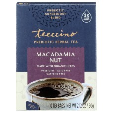 TEECCINO: Tea Macadamia Nut Prebiot, 10 ct