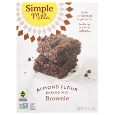SIMPLE MILLS: Brownie Mix, 12.9 oz