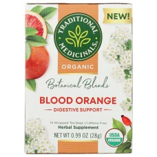 TRADITIONAL MEDICINALS: Tea Blood Orange Botanica, 14 bg