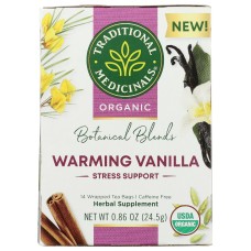 TRADITIONAL MEDICINALS: Tea Warming Vanilla Botan, 14 bg