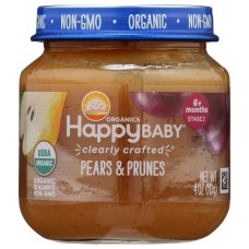 HAPPY BABY: Stage 2 Pear And Prune, 4 oz